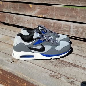 Nike Air Max Correlate Shoes Men Size 10.5 White Black Gray Blue 511416-094